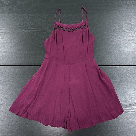 Kimchi Blue Purple Romper - 6 - Picture 1 of 9